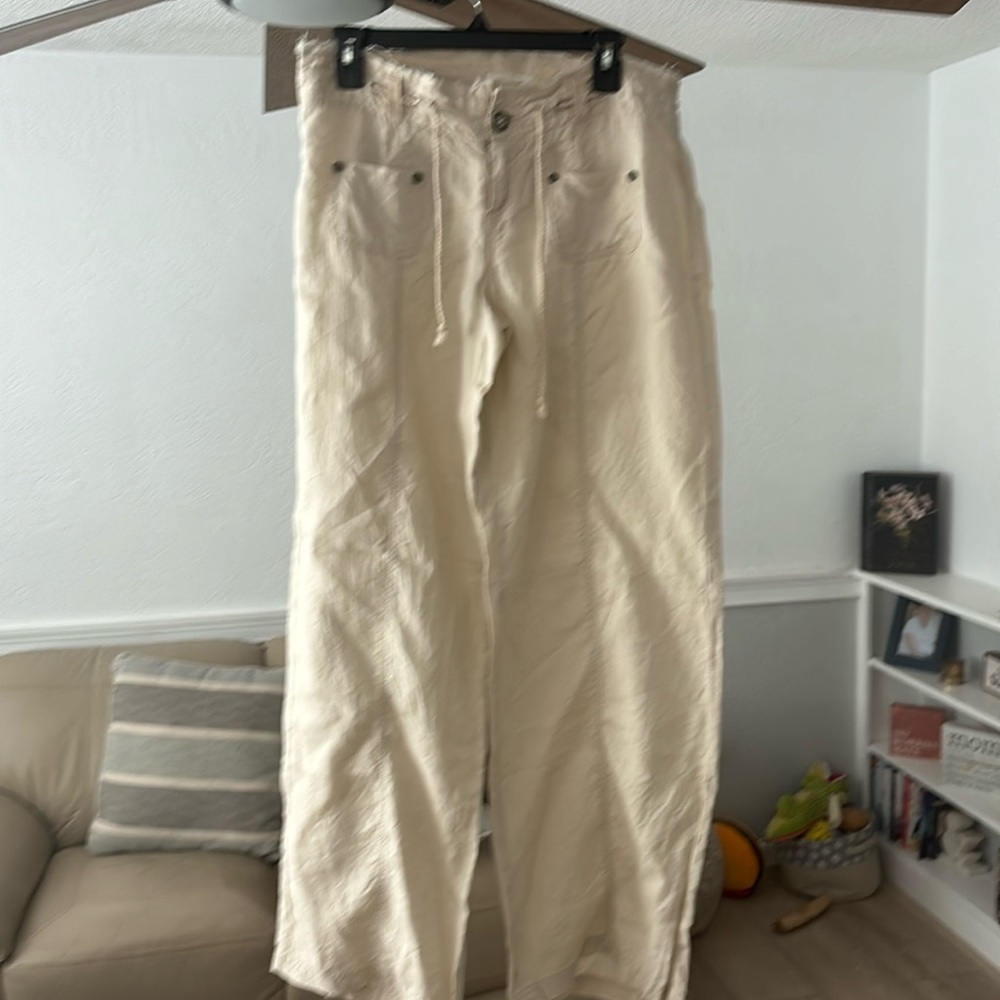 Cream pants